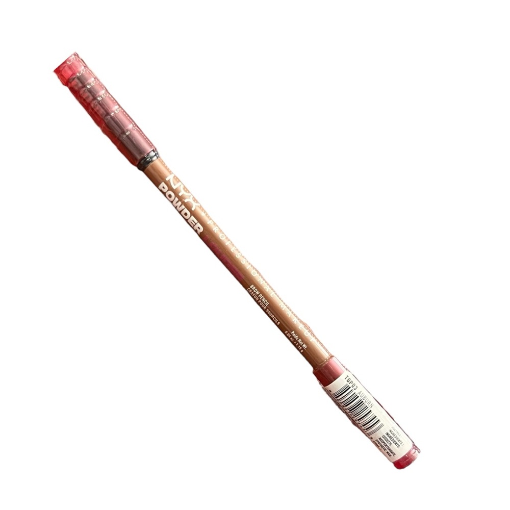 NYX‎ POWDER LOUDER BROW PENCIL New Auburn TBP03 Eyebrow Pencil Made In Italy